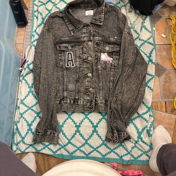 Like Love Jackets & Blazers - Black Denim Jean Jacket